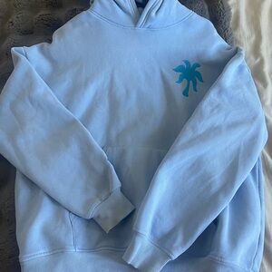 Authentic Pink Palm Puff Hoodie